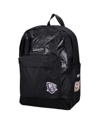 Молодежный рюкзак для мальчиков и девочек Mitchell & Ness Black Brooklyn Nets Team Backpack
