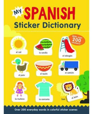 Мой словарь испанских наклеек - более 200 повседневных слов в красочных сценах с наклейками от Кэтрин Бруццоне