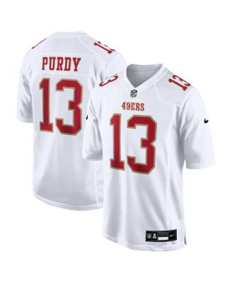 Мужская футболка Nike Brock Purdy Tundra White San Francisco 49ers Fashion Game