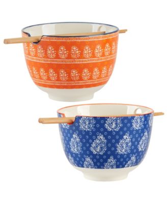 Сертифицированный Международный карнавальный мультиварочный набор из 2 мисок для рамена, 2