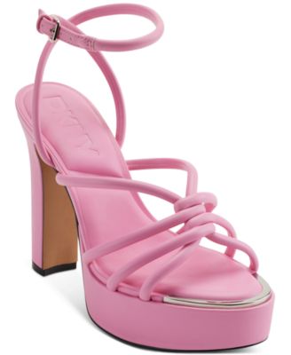 Женские босоножки на платформе Delicia с ремешками и узлом от DKNY 27090₽