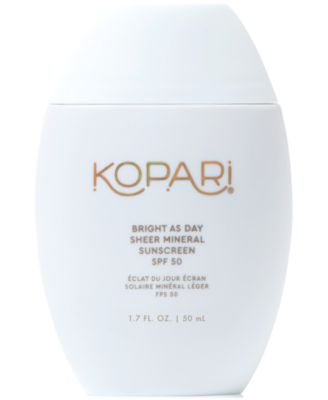 Чистый минеральный солнцезащитный крем Kopari Beauty Bright As Day SPF 50, 1,7 унции.