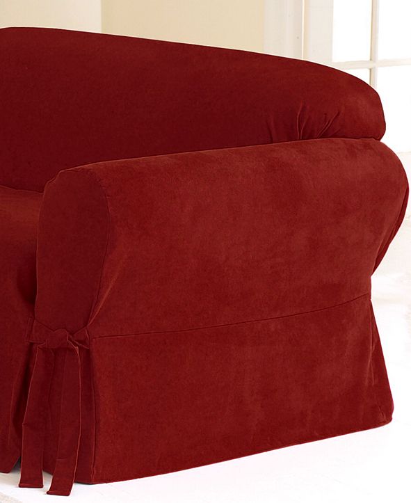 Sure Fit Soft Faux Suede Sofa Slipcover & Reviews Slipcovers Home