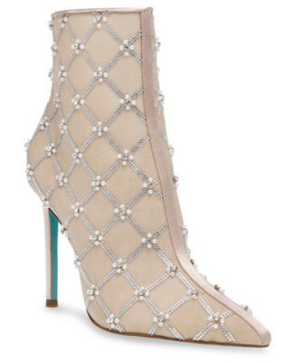 Женские ботильоны на шпильке украшенные сеткой Lark от Betsey Johnson 28990₽