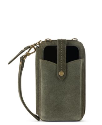 Женская сумка через плечо для смартфона Sak из кожи Silverlake с откидным верхом 17890₽