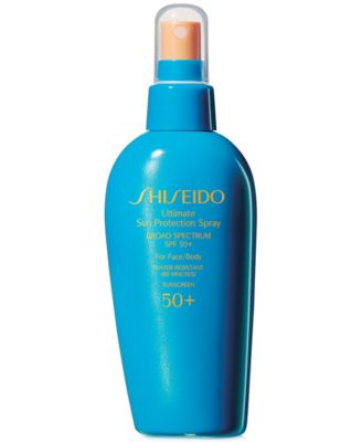 shiseido ultimate sun protection lotion wetforce broad spectrum sunscreen spf 50