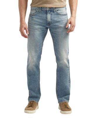 Silver Jeans Co. Джинсы Allan Slim Fit с прямыми штанинами.