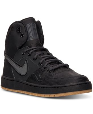 nike son of force mid winter black