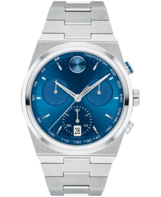 Мужские часы Movado Bold Quest Swiss Quartz Chrono из нержавеющей стали 42 мм