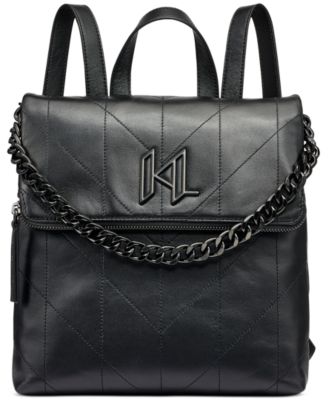 Кожаный рюкзак KARL LAGERFELD PARIS Lavande 79790₽