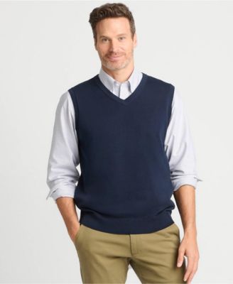 Мужской жилет из тонкого хлопка Lands' End для мужчин