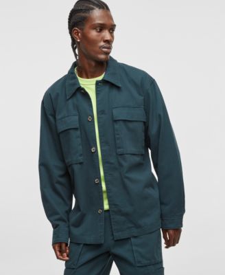 Модный мужской пиджак-рубашка свободного кроя, созданный специально для Macys