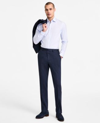 Мужской льняной костюм классического покроя от Michael Kors с брюками 27090₽