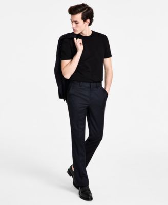 Мужские брюки из смесовой шерсти современного покроя от Hugo Boss HUGO by Mens 39690₽