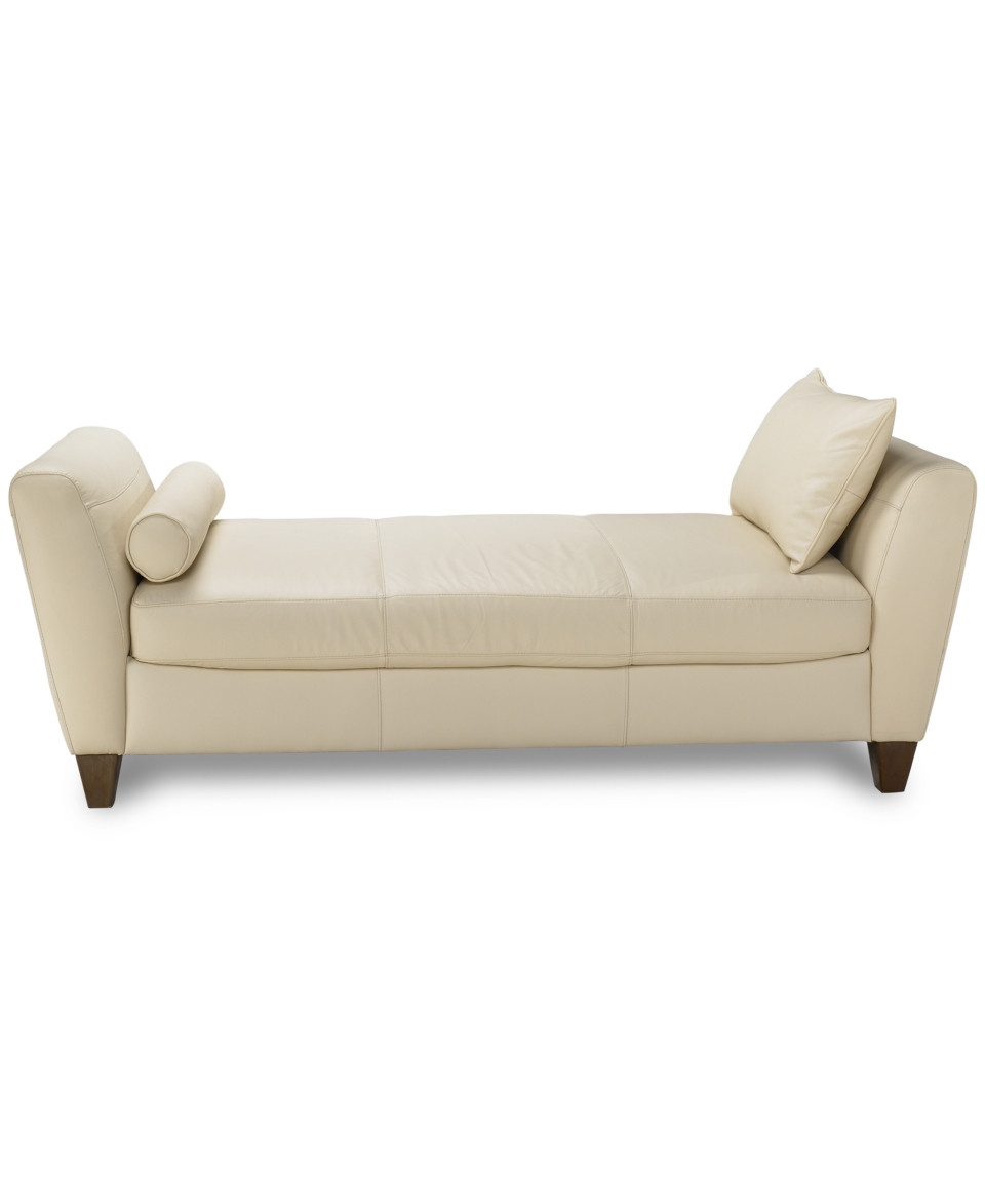 Almafi Leather Daybed, 81W x 35D x 25H   furniture