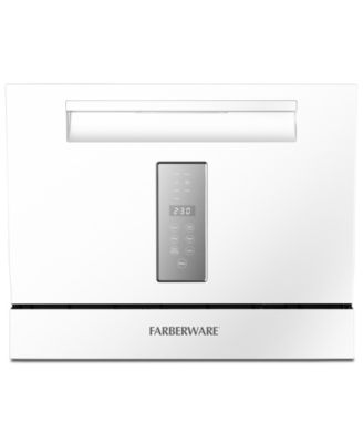 Профессиональная посудомоечная машина Farberware с рабочей поверхностью из 6 предметов FCD06SDWHT