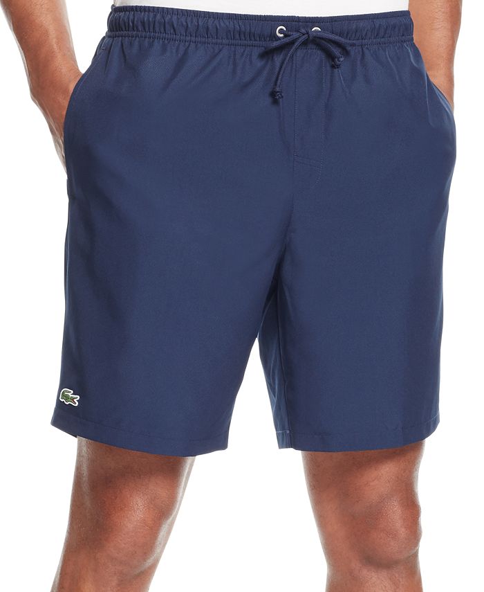 navy blue drawstring shorts