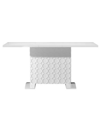 Телескопический обеденный стол Boyel Living из глянцевого дерева