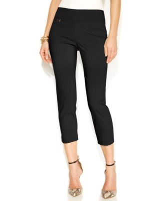 macys plus size crop pants