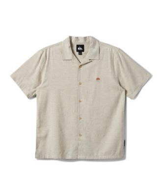 Мужская рубашка из ткани Quiksilver в крапинку Island