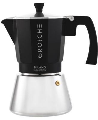 Индукционная плита GROSCHE Milano для приготовления эспрессо на 9 чашек Moka Pot