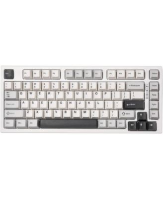 Механическая клавиатура YUNZII YZ75 с уплотнением 75%, компактная беспроводная игровая клавиатура Bluetooth с возможностью горячей замены и 4-слойной прокладкой, клавиатура NKRO RGB с частотой 5,0 / 2,4 ГГц/Type-C для Win/Mac Milk Switch red