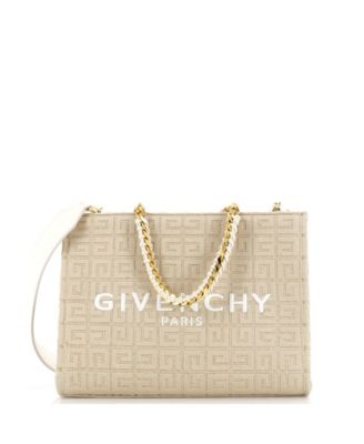 Жаккардовая сумка Givenchy Small G-Tote 4G, бывшая в употреблении
