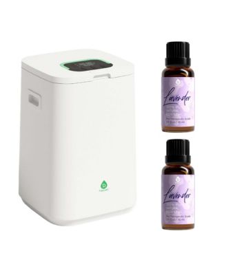 Комплект PURSONIC Luxury Home Spa Bundle – Полотенцесушитель и эфирное масло лаванды Белый