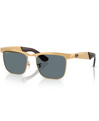 Поляризованные солнцезащитные очки Ray-Ban Unisex Wayfarer Deluxe, RB3875