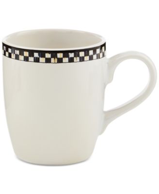 Повседневные кружки MacKenzie-Childs в изысканную клетку, набор из 4 кружек