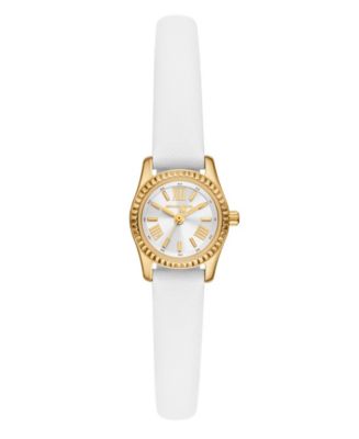 Женские часы Michael Kors из белой кожи Lexington, 19 мм