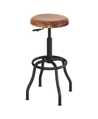 Пневматический регулируемый рабочий стул Sevilla Classics с сиденьем из дерева акации