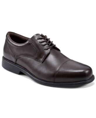 Мужская модельная обувь Rockport Charles Road Cap Toe коричневого цвета