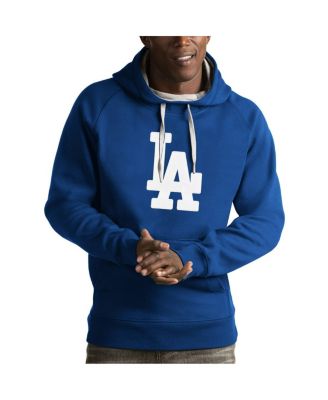Антигуа мужские Королевский Лос-Анджелес Доджерс победа пуловер толстовка с капюшоном