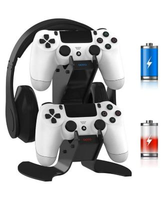 Док-станция NBCP Staton для 2 контроллеров PS4, черная