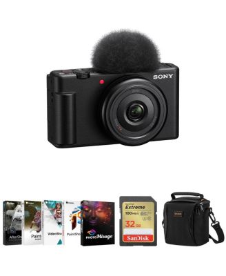 Камера для влогинга Sony ZV-1F, черная, комплект