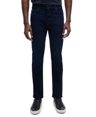 Мужские приталенные джинсы BOSS by Hugo Boss из сверхмягкого денима