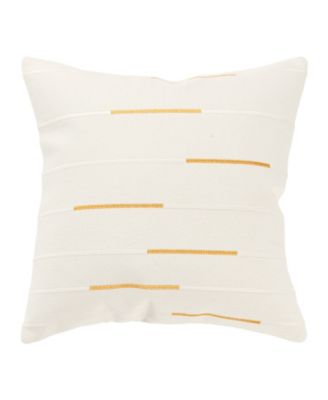 Плетеная декоративная подушка Rizzy Home Glam в полоску, 20