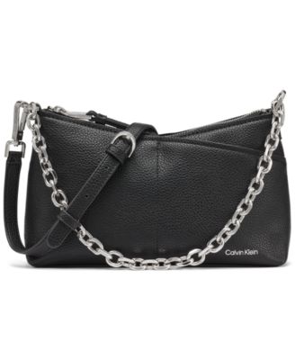 Мини-сумка через плечо Calvin Klein Zoe на цепочке
