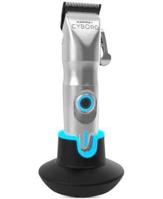 Профессиональная машинка для стрижки металла GAMMA+ Cyborg серебристого цвета