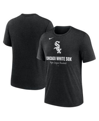 Мужская трехслойная футболка Nike Heather Black с логотипом Chicago White Sox от Nike