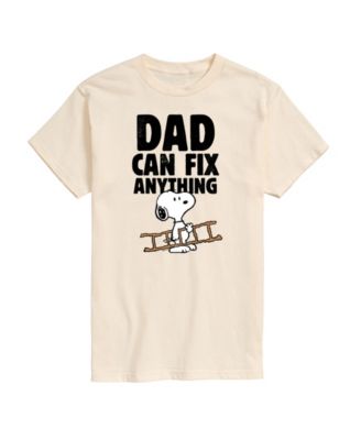 Мужская футболка с коротким рукавом AIRWAVES Peanuts Snoopy Father's Day Папа может починить все, что угодно