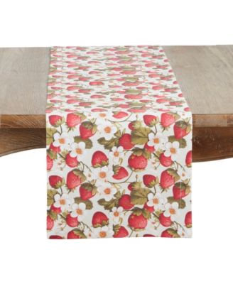 Настольная дорожка Saro Lifestyle Breezy с сочной клубникой, 14