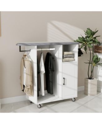 Гладильный шкаф Streamdale Furniture на колесиках - универсальное решение для прачечной