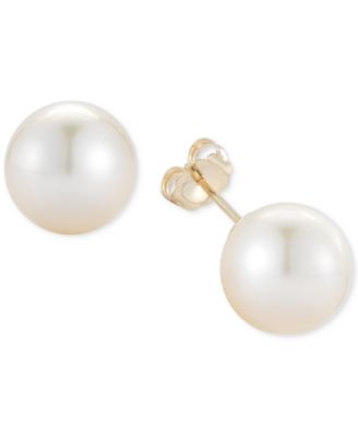 macys pearl earrings