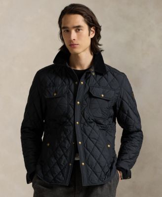 Мужская стеганая водоотталкивающая куртка Polo Ralph Lauren Beaton с застежкой спереди