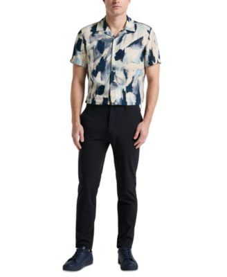 Мужские облегающие брюки-чино Perry Ellis из 4-полосной эластичной ткани Performance