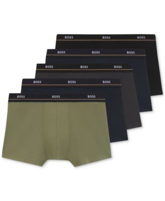 Мужские шорты Essential 5-Pk от BOSS by Hugo Boss. На поясе плавки с логотипом