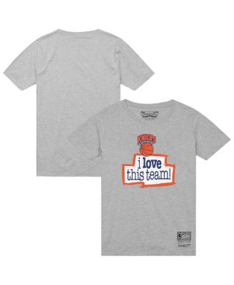 Мужская футболка Mitchell & Ness Heather Grey New York Knicks Мне нравится в этой команде
