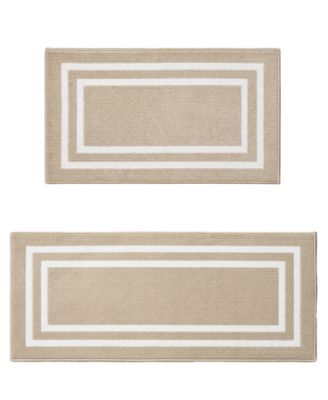 Jean Pierre New York Двухслойный бордюр с ворсом, 2 шт. Набор ковриков-бегунок